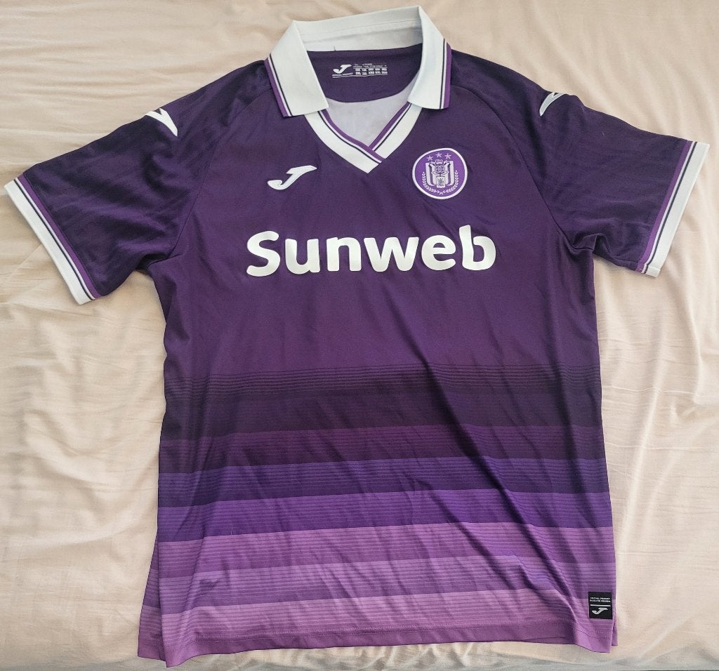 Bijna nieuw RSC Anderlecht shirt maat Xxl, Sport en Fitness, Voetbal, Groter dan maat XL, Ophalen of Verzenden, Zo goed als nieuw