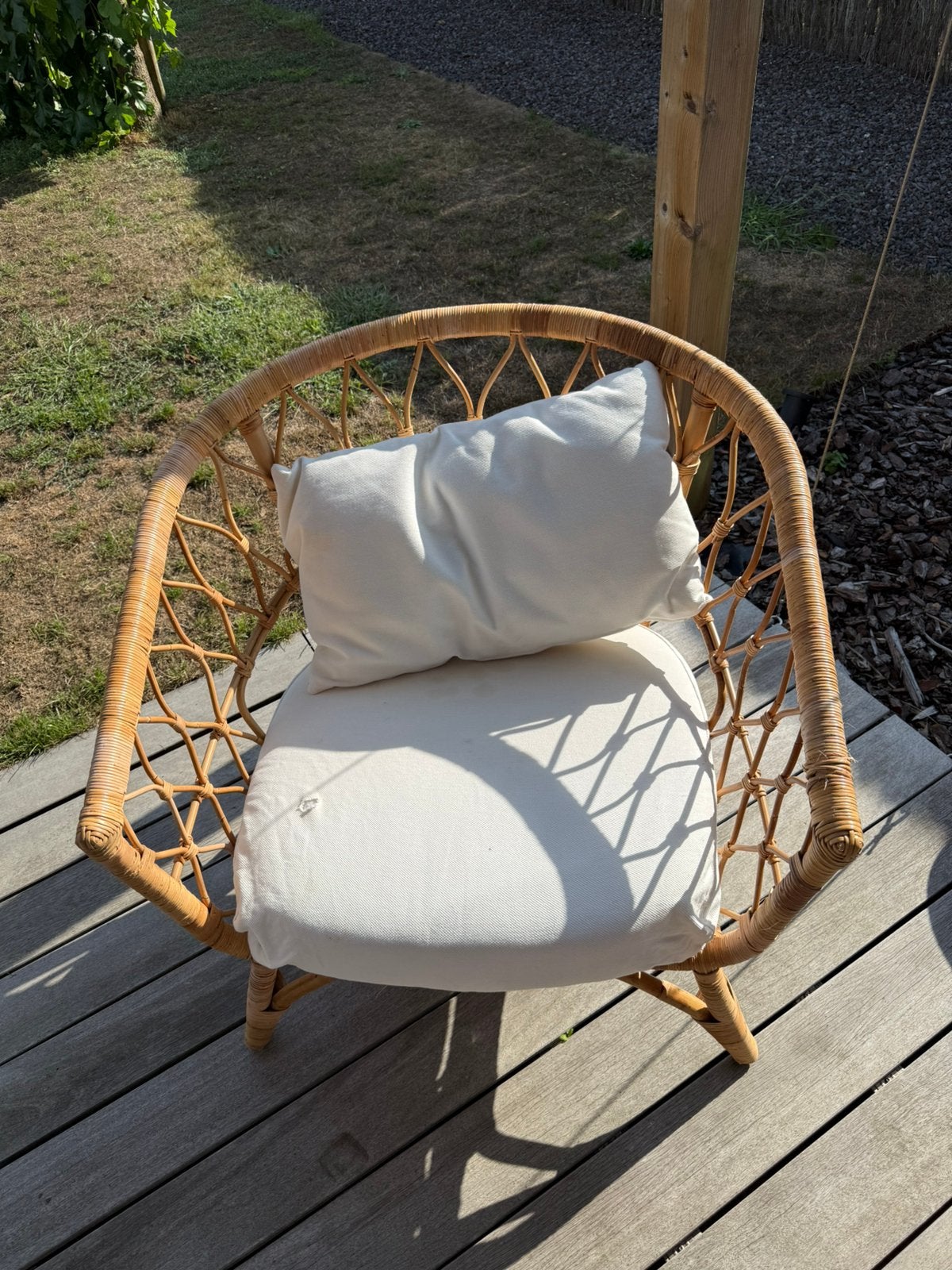 Rotan lounge stoel (riet), Ophalen, Rotan, Stoel