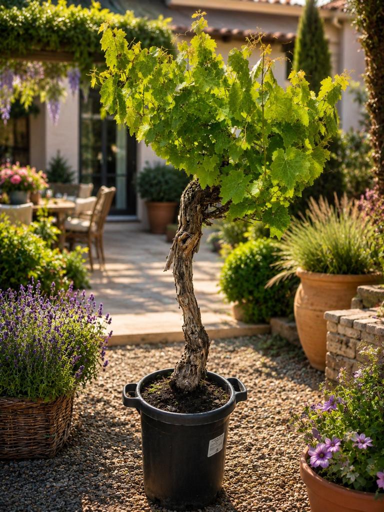 Vitis Vinifera Bonsai - druivelaar, Ophalen