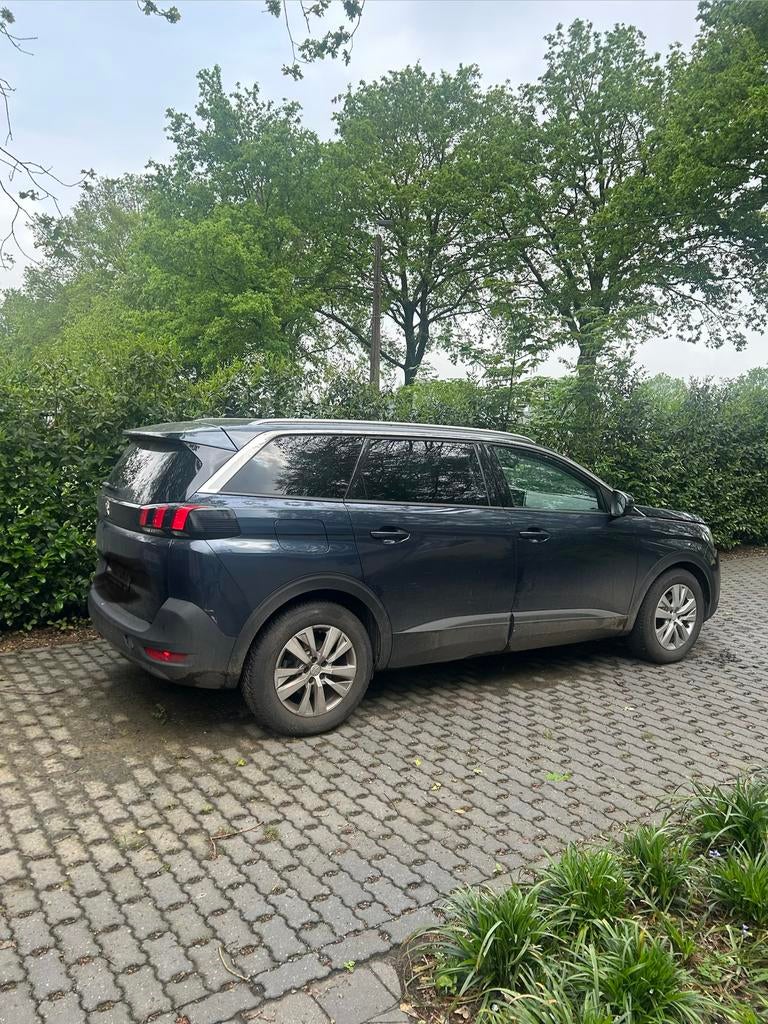 Peugot 5008 diesel 7 zitplaatsen, Auto's, Automaat, Stof, Blauw, 7 zetels