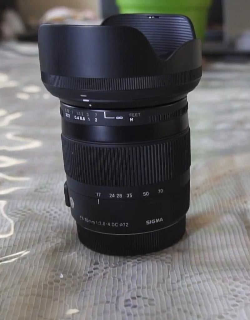 Sigma 17-70mm f/2.8-4.0 DC Macro OS HSM Contemporary a mount, Audio, Tv en Foto, Ophalen of Verzenden