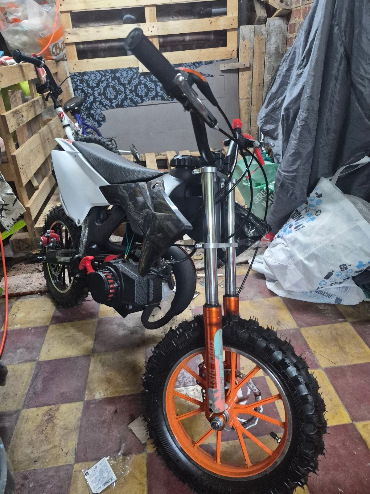 Moto cross drift 49cc 2T, Fietsen en Brommers, Ophalen