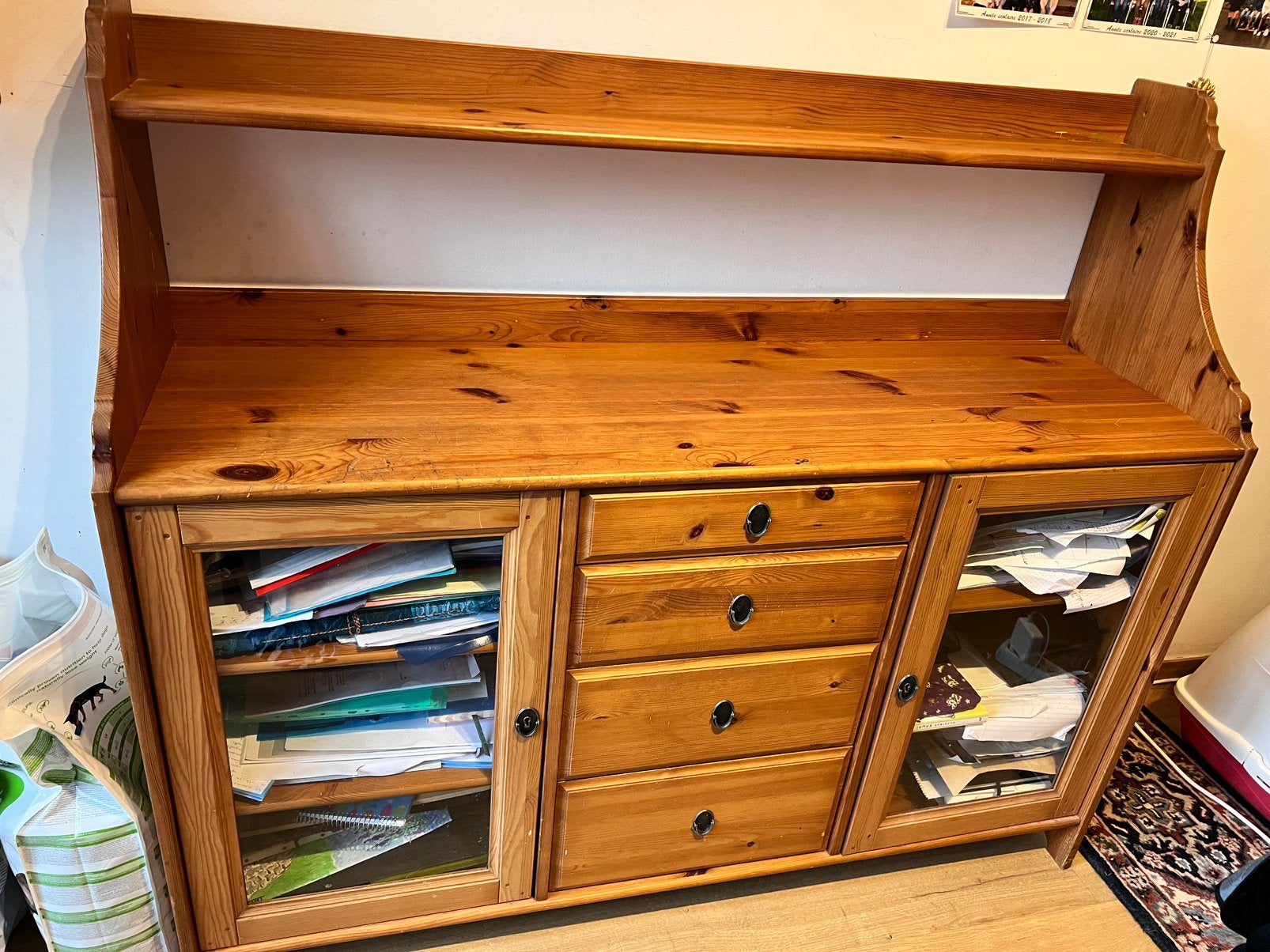 Joli buffet en pin - partie 2 d’un lot, Maison & Meubles, Enlèvement, Utilisé, Pin