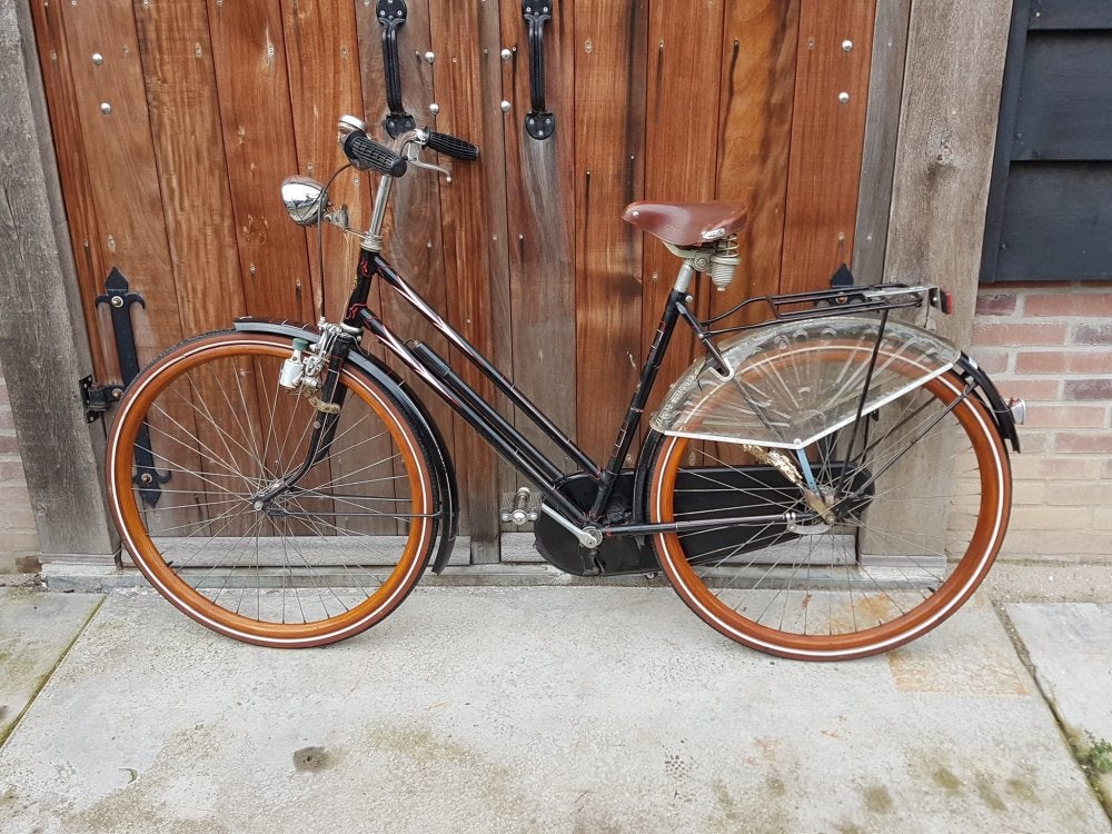 Pracht oldtimer damesfiets met houten velgen😍, Fietsen en Brommers, Verzenden