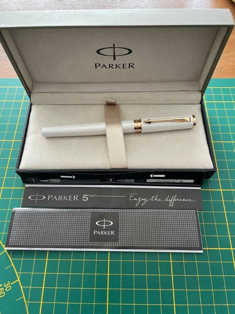 Parker Ingenuity 5Th Technology Slim Pearl Lacquer Pen, Ophalen of Verzenden, Parker