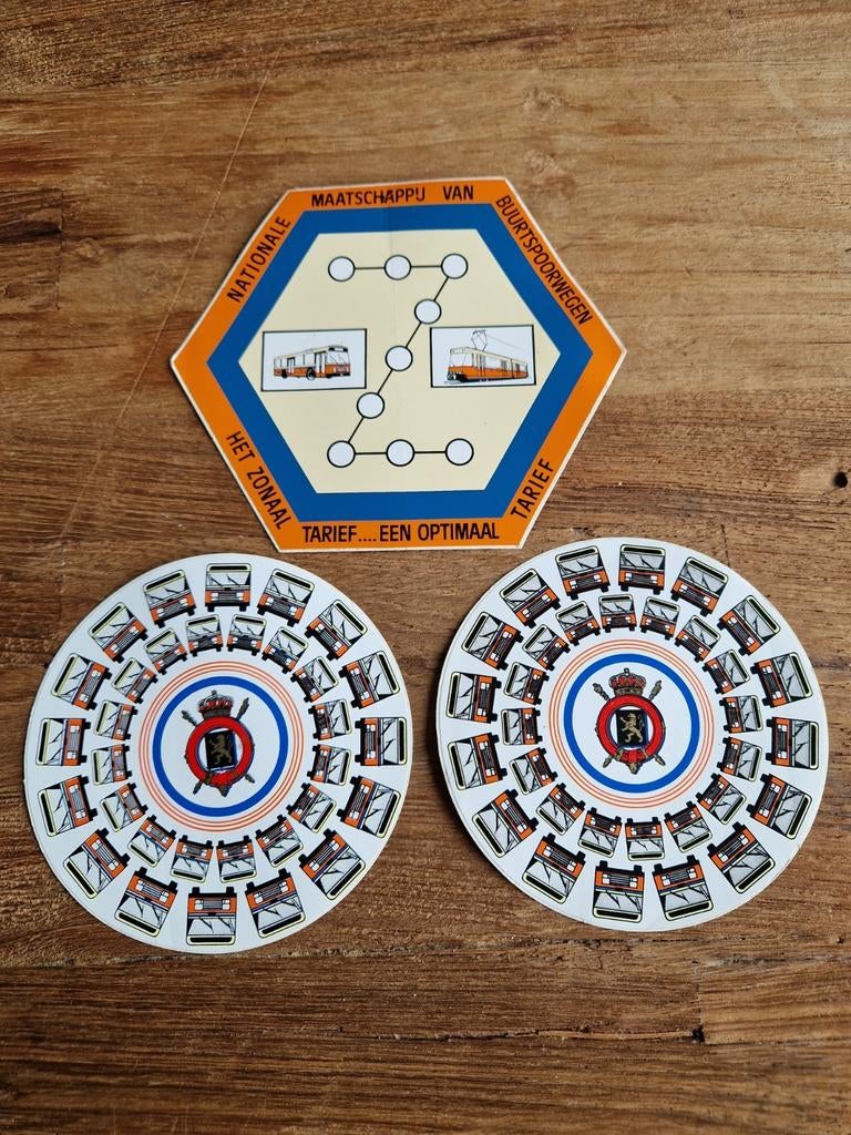 Sticker buurtspoorwegen, Verzamelen, Ophalen of Verzenden