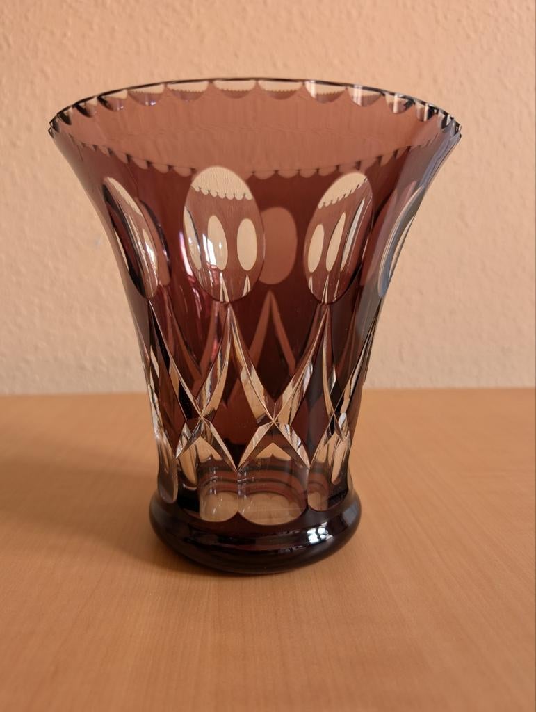 Vase en cristal du Val Saint Lambert, Enlèvement ou Envoi