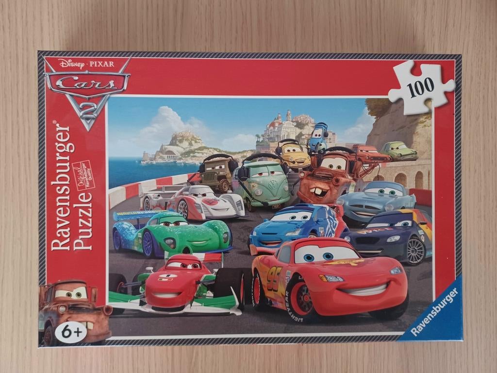 Puzzel Cars Disney Pixar Ravensburger 100 stukken, Ophalen, Meer dan 50 stukjes, Zo goed als nieuw