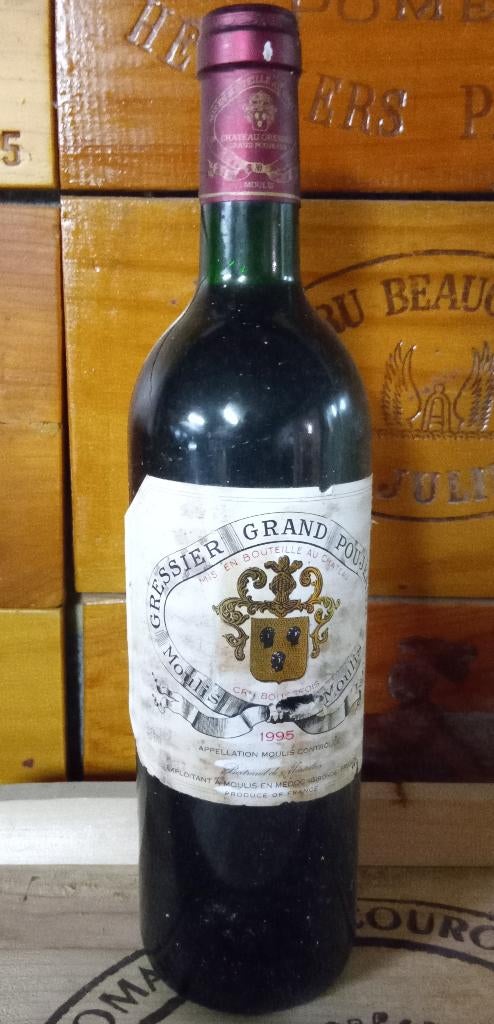 CHATEAU GRESSIER GRAND POUJEAUX - MOULIS EN MEDOC, Collections, Neuf, Pleine, Enlèvement, Vin rouge