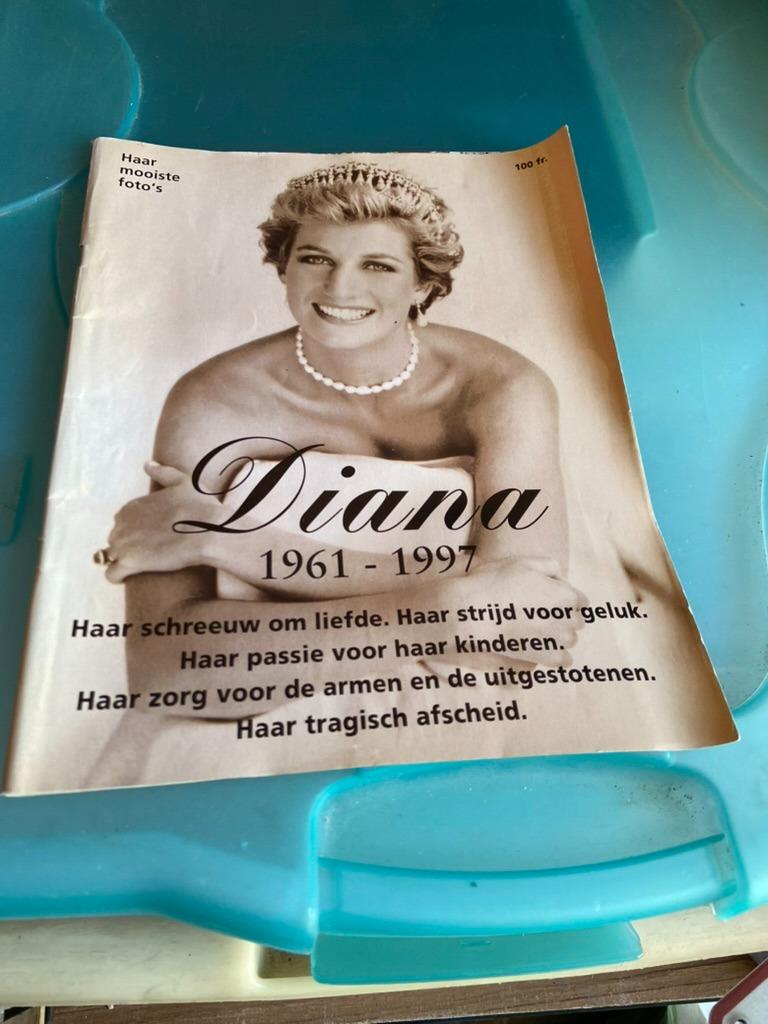 tijdschrift boekje het leven van diana jaren 90 uitgekomen, Ophalen of Verzenden, 1960 tot 1980, Tijdschrift