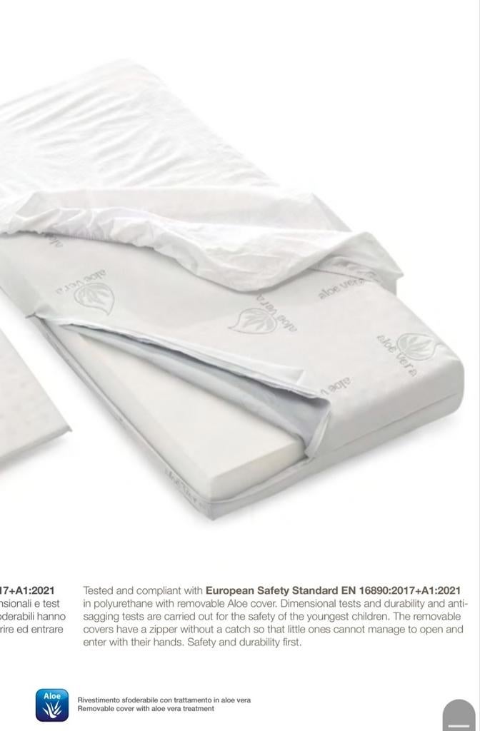 Made in Italy kinderbedmatras hoe nieuw, Ophalen, Zo goed als nieuw, Matras