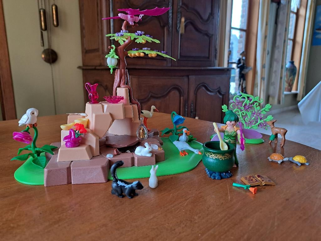 Playmobil Fairies - Toverfee Elixia in woud, Ophalen, Zo goed als nieuw, Complete set