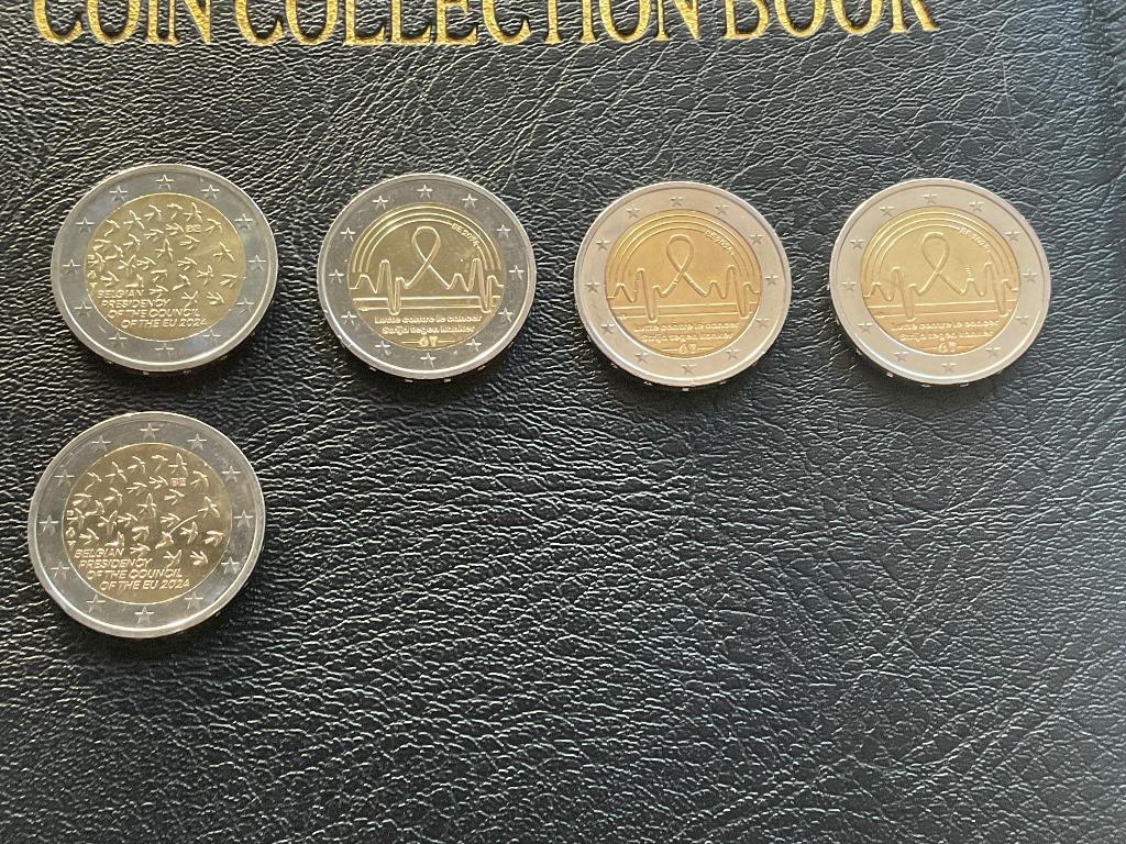 Pièces commémoratives 2€ Belgique, Timbres & Monnaies, Monnaies | Europe | Monnaies euro, Enlèvement ou Envoi, Belgique, 2 euros