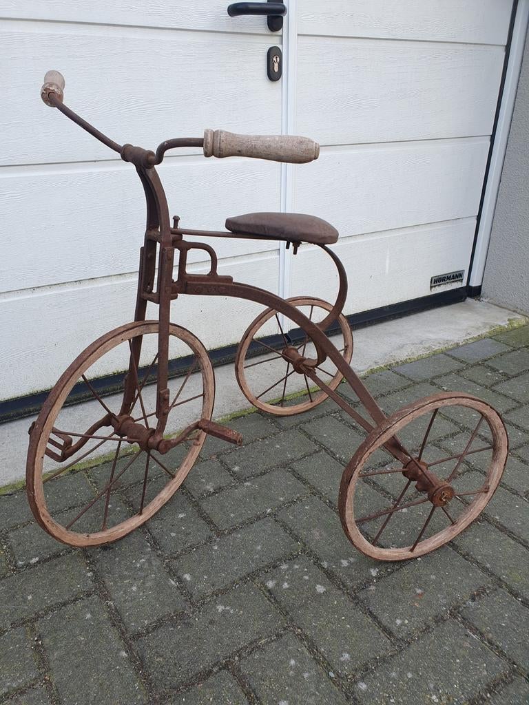 Antieke kinderfiets driewieler perfect, Enlèvement