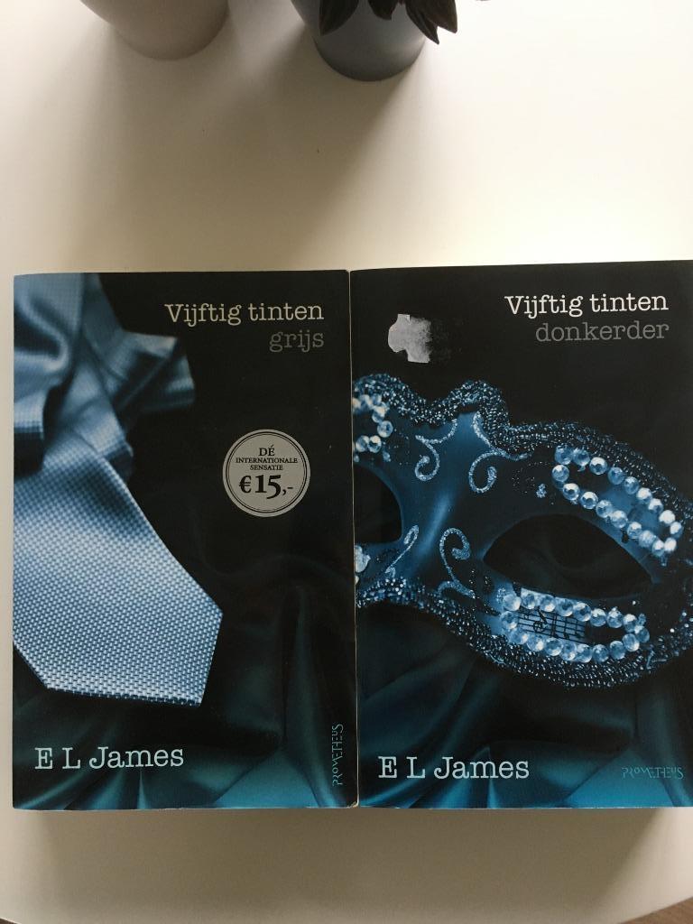 Vijftig tinten grijs en Vijftig tinten donkerder, Boeken, Ophalen of Verzenden, Gelezen, E.L. James, Amerika