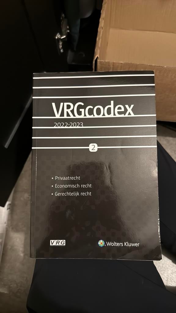 VRG Codex 2022-2023, Boeken, Ophalen