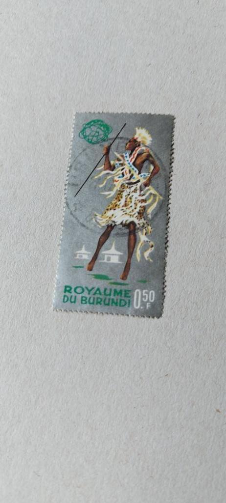 postzegels Burundi, Ophalen of Verzenden, Overige landen, Gestempeld