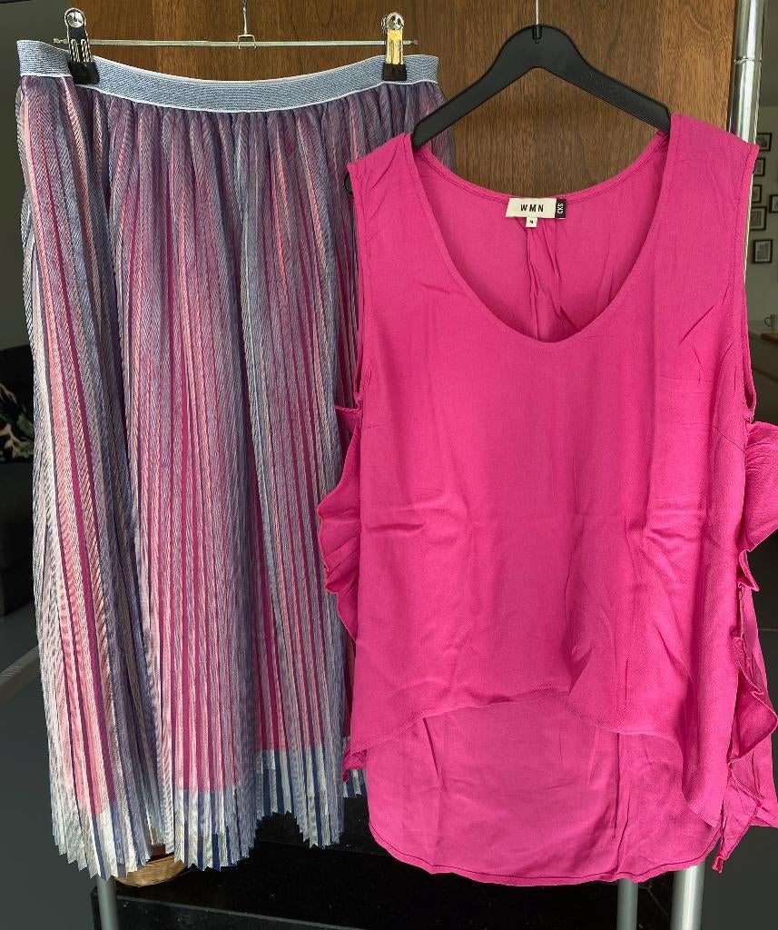Setje CKS, Kleding | Dames, Rokken, Maat 38/40 (M), Ophalen of Verzenden, Knielengte, Roze