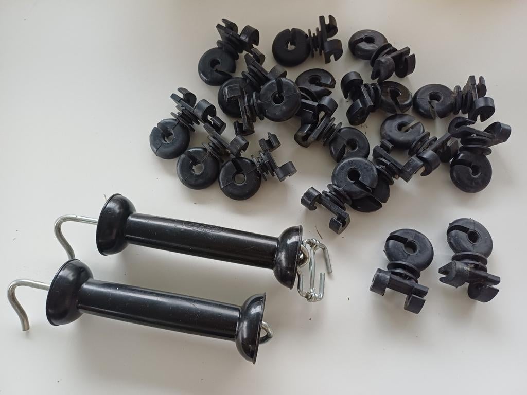 Koltec poortgreep en ringisolators, Dieren en Toebehoren, Ophalen of Verzenden, Gebruikt