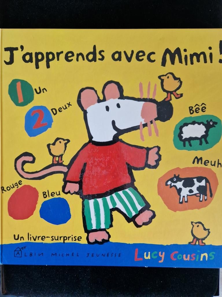 J'apprends avec Mimi, Lucy Cousins, Boeken, Ophalen of Verzenden, Zo goed als nieuw