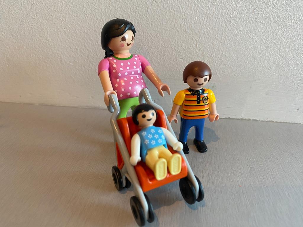 Playmobil zwangere mama met kindjes, Ophalen of Verzenden, Zo goed als nieuw
