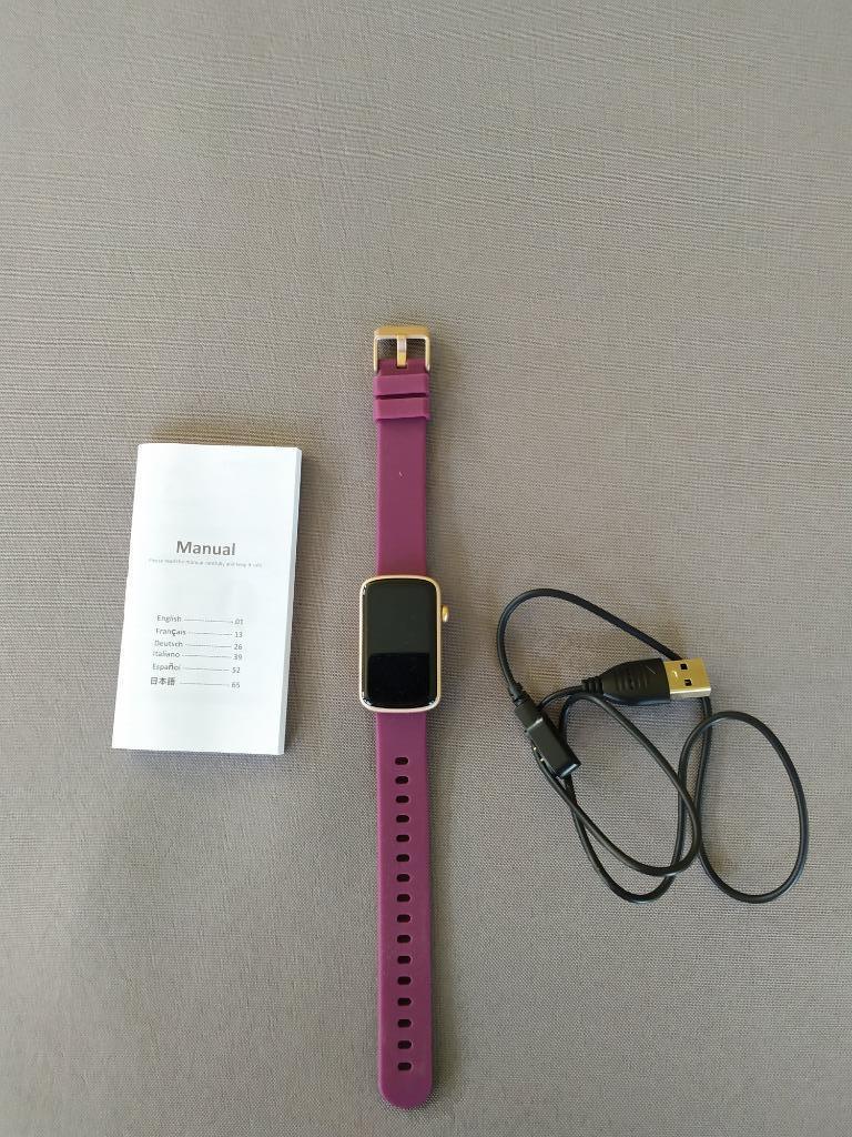 Montre dame connectée NEUVE, Enlèvement ou Envoi, Neuf, Violet