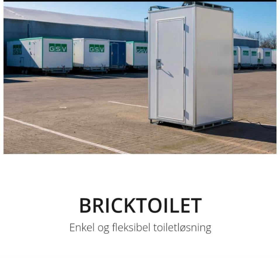 Te koop demo Brick toiletten geïsoleerde verwarmd, Ophalen, Zo goed als nieuw