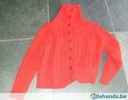 [1272]trui rood liberty island maat 48, Kleding | Dames, Maat 46/48 (XL) of groter, Gedragen, Rood, Liberty island