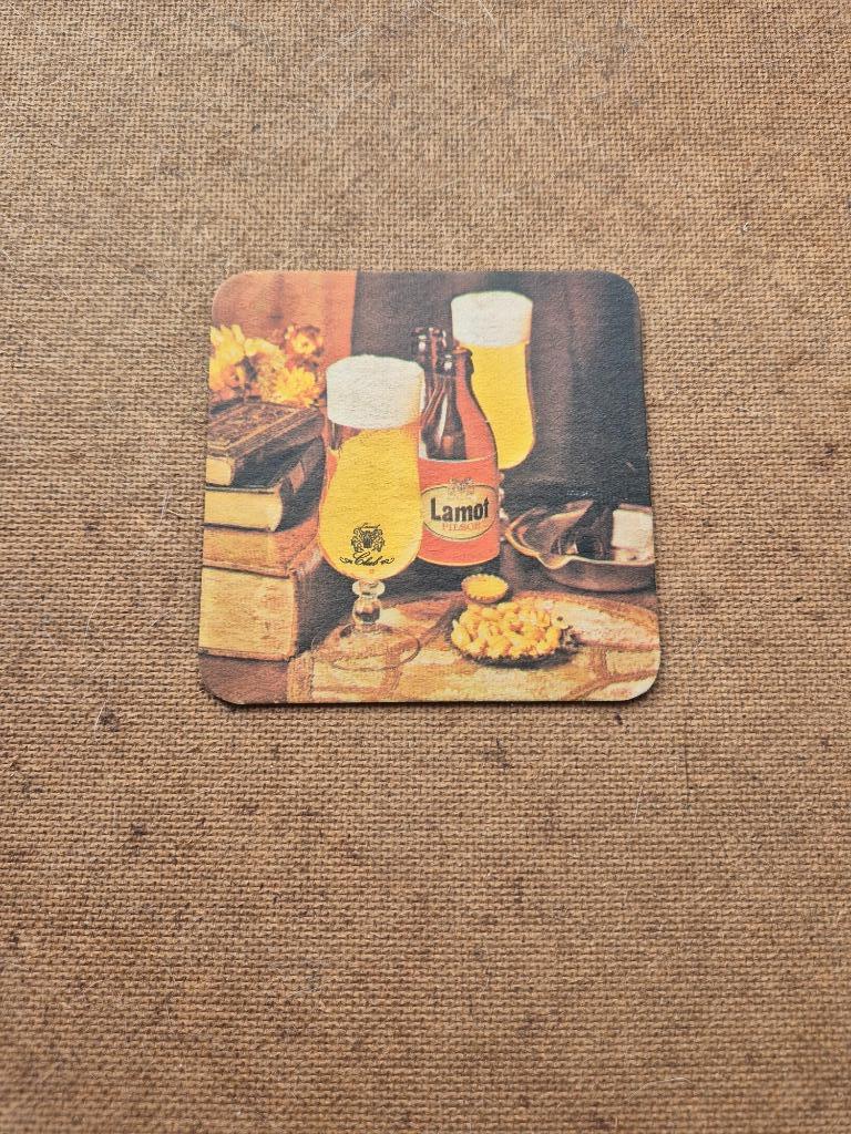 Sous bock Lamot (modèle 3), Collections, Enlèvement ou Envoi, Utilisé, Sous-bock, Autres marques