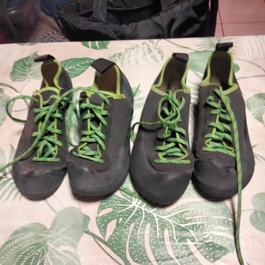 Klimschoenen, Ophalen, Zo goed als nieuw
