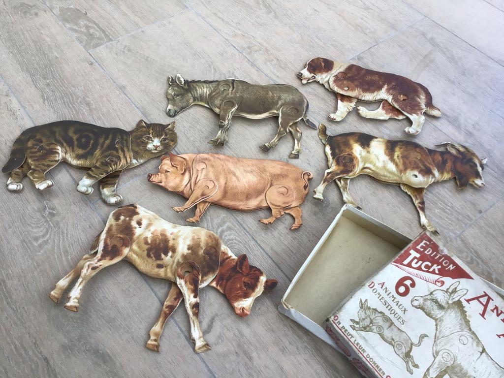 Animaux Articulés/Edit. Raphael Tuck et les films/1900, Antiquités & Art, Antiquités | Jouets, Enlèvement ou Envoi