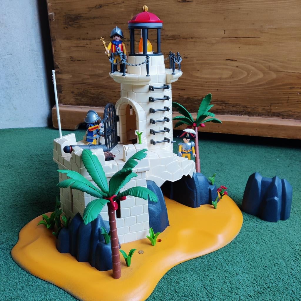 Playmobil Soldaten bastion met vuurtoren 4294, Kinderen en Baby's, Speelgoed | Playmobil, Ophalen, Complete set