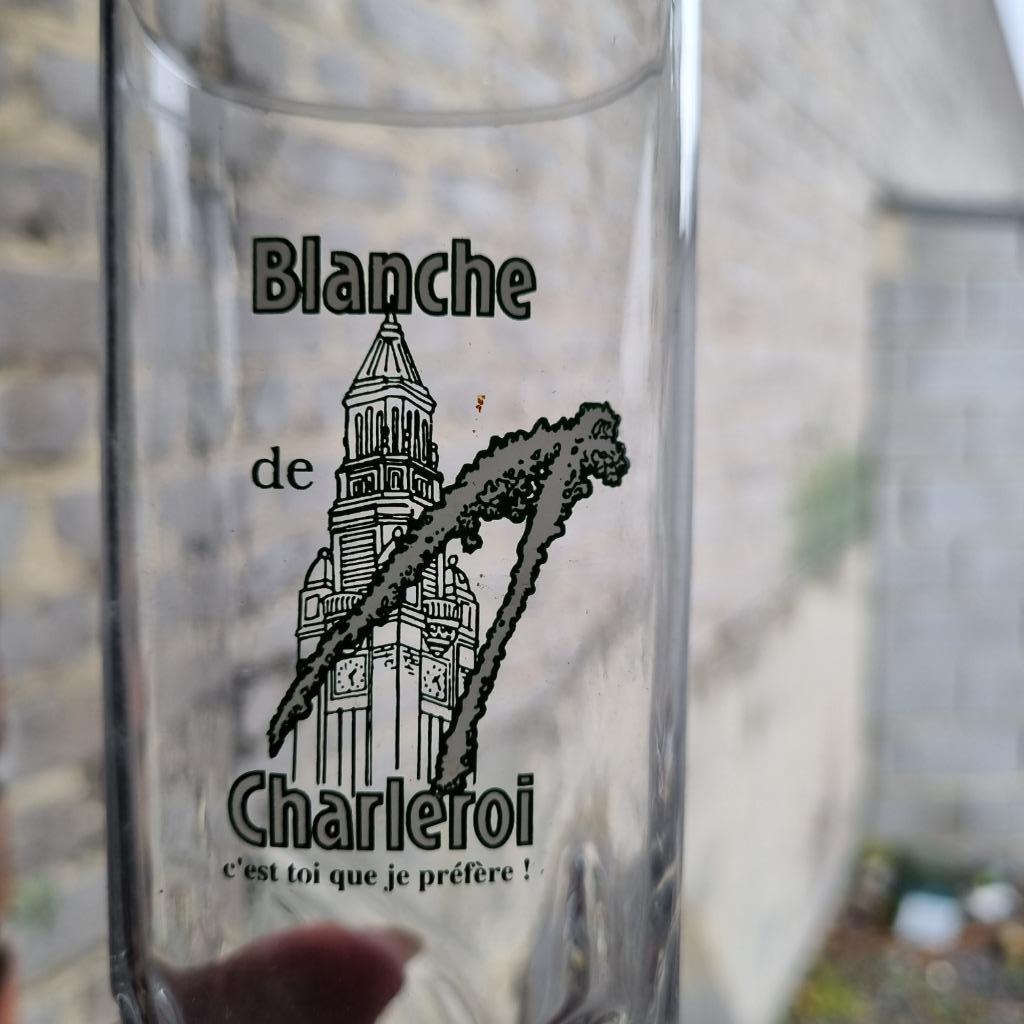 Verre Blanche de Charleroi, Enlèvement ou Envoi, Utilisé, Verre ou Verres, Autres marques