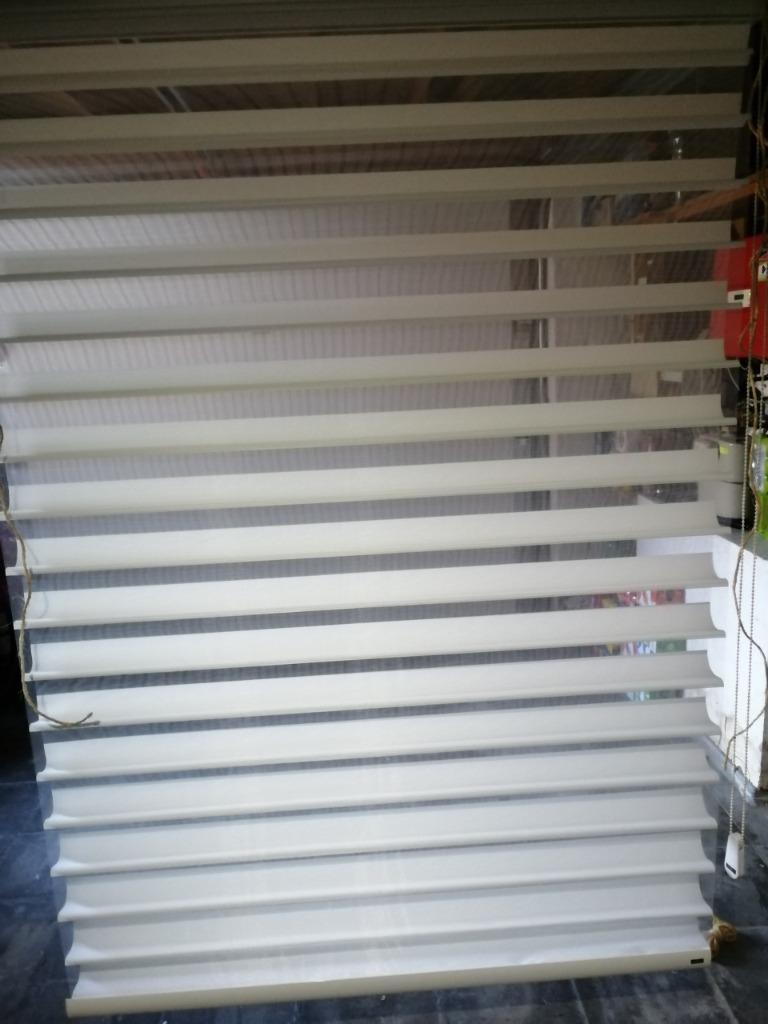 duo rolgordijn wit in cassette  br 120 h 180  nieuw, Huis en Inrichting, Ophalen of Verzenden, Wit