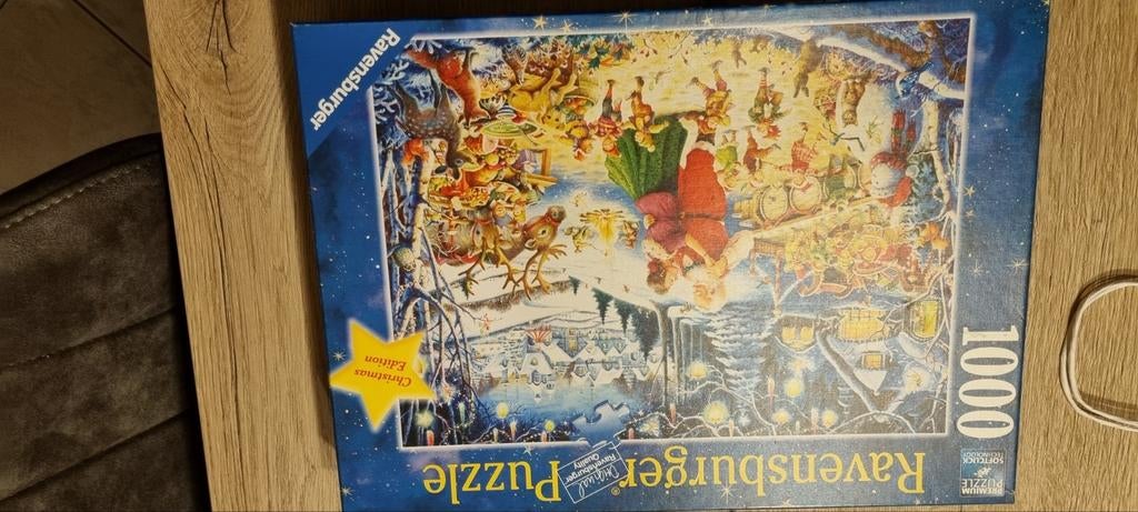 Kerstpuzzel, Ophalen