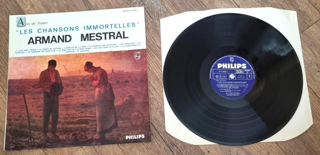 Vinyl 33 t Les chansons immortelles Armand Mestral, Enlèvement ou Envoi