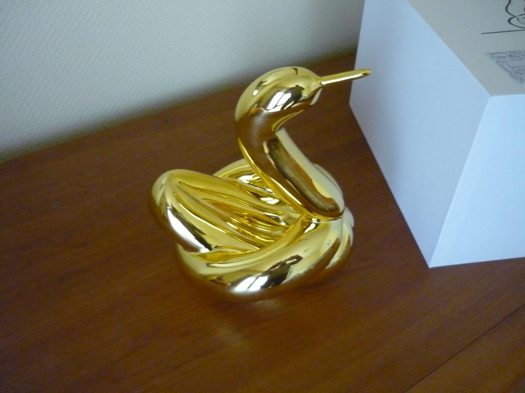 Jeff Koons (after) gold Swan., Enlèvement ou Envoi