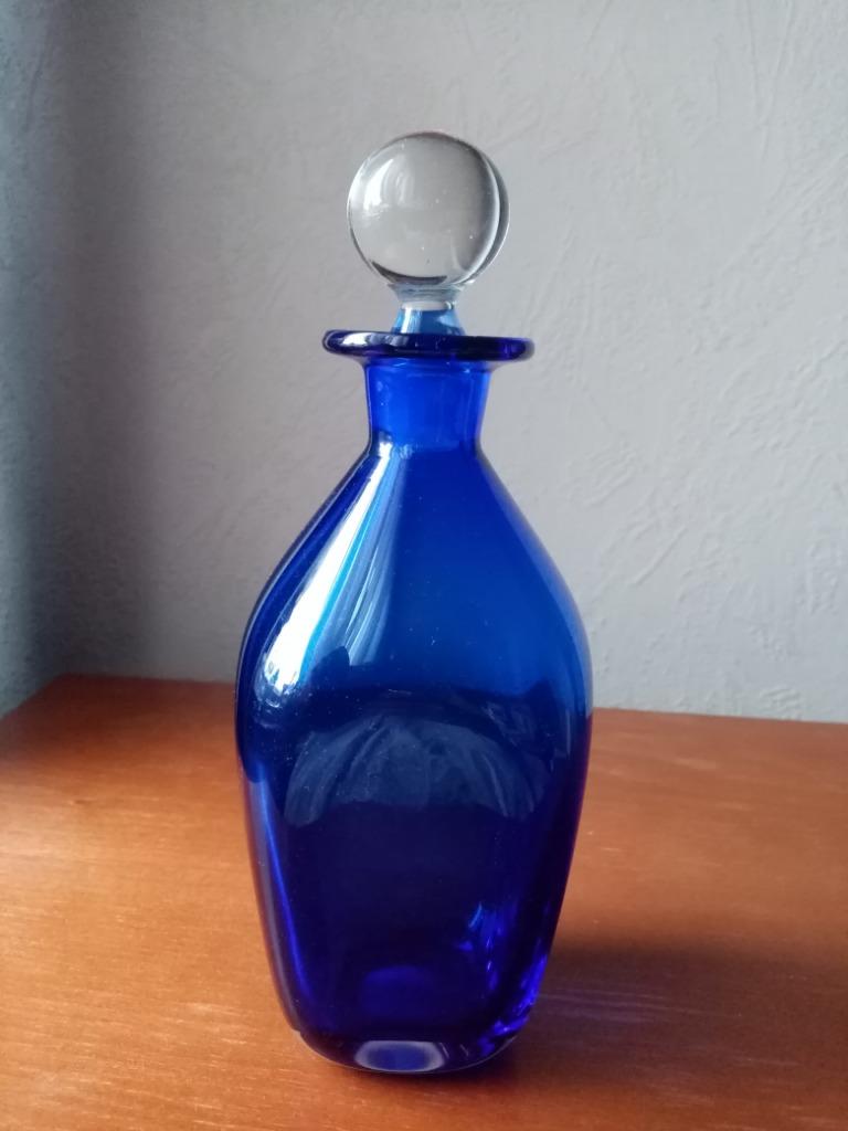 Glazen karaf van J.E.Bang Kastrup/Denemarken 22.50cm 1955s, Ophalen of Verzenden