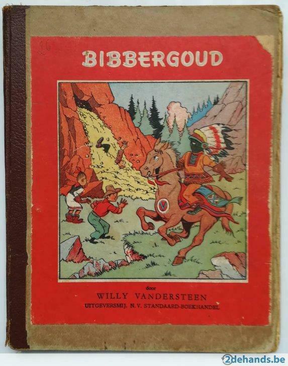 Suske en Wiske - Bibbergoud nr. 8 (1954??), Ophalen of Verzenden, Gelezen