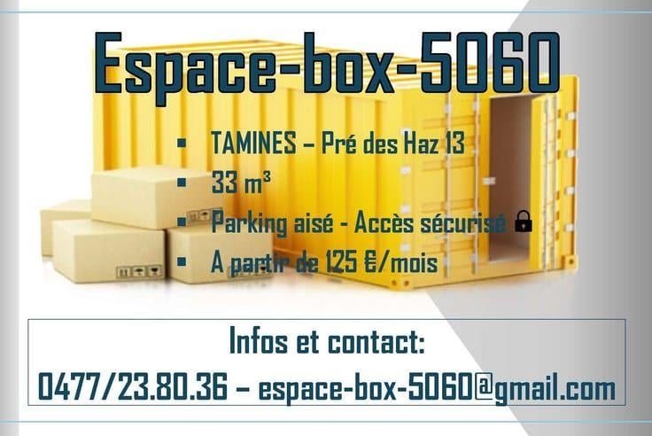 Garage-box de stockage 33 m³ à Tamines, Diensten en Vakmensen, Verhuizers en Opslag