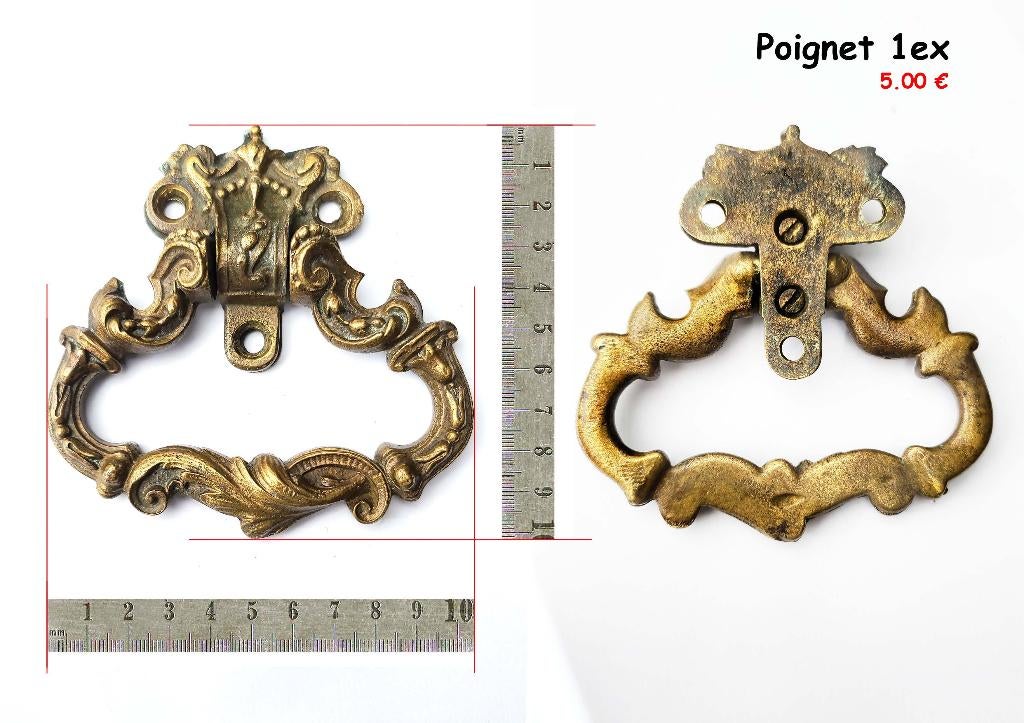 Quincaillerie pour meuble en parfait état., Bricolage & Construction, Quincaillerie & Fixations, Comme neuf, Autres types, Moins de 50 mm