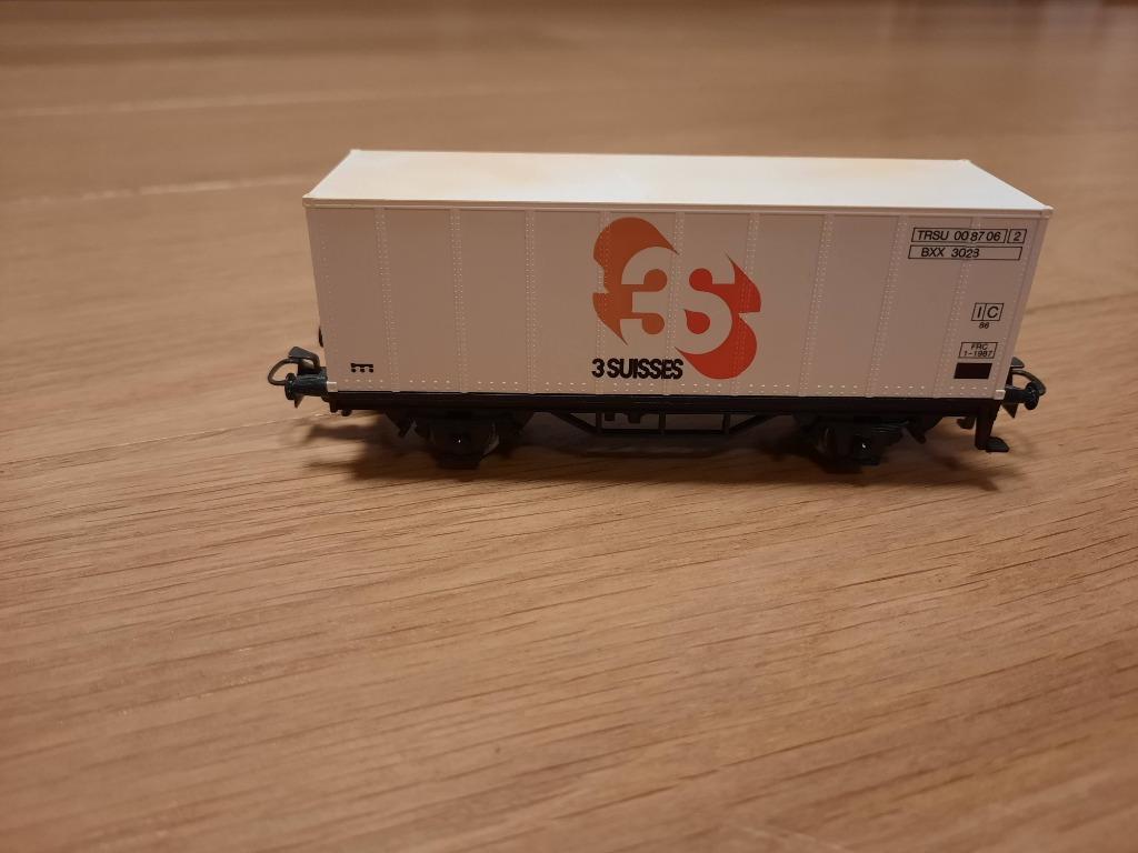 Märklin 4481/87726 - wagon 3 Suisses SNCB, Enlèvement, Utilisé, Wagon, Märklin