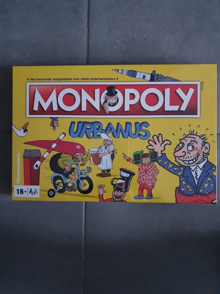 Nieuwe monopoly urbanus, Hobby en Vrije tijd, Ophalen, Nieuw