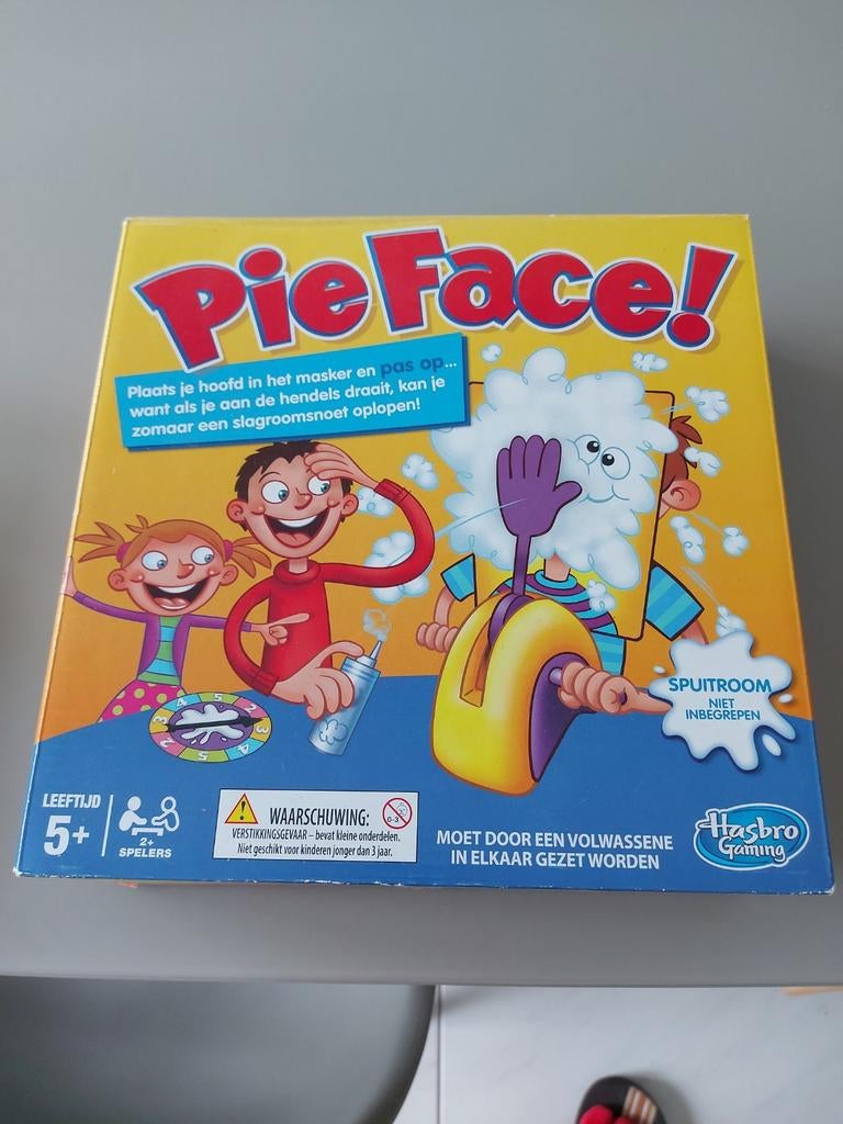 Pie face spel - zo goed als nieuw, Enlèvement ou Envoi, Comme neuf