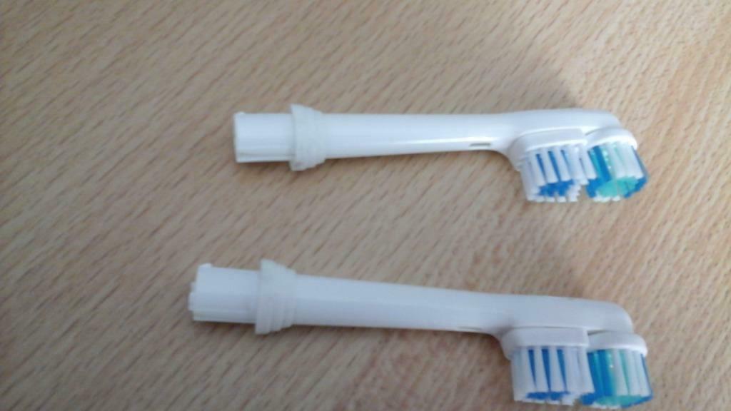 set van 3 universele dubbele tandborstels, Ophalen of Verzenden, Nieuw, Opzetborstel