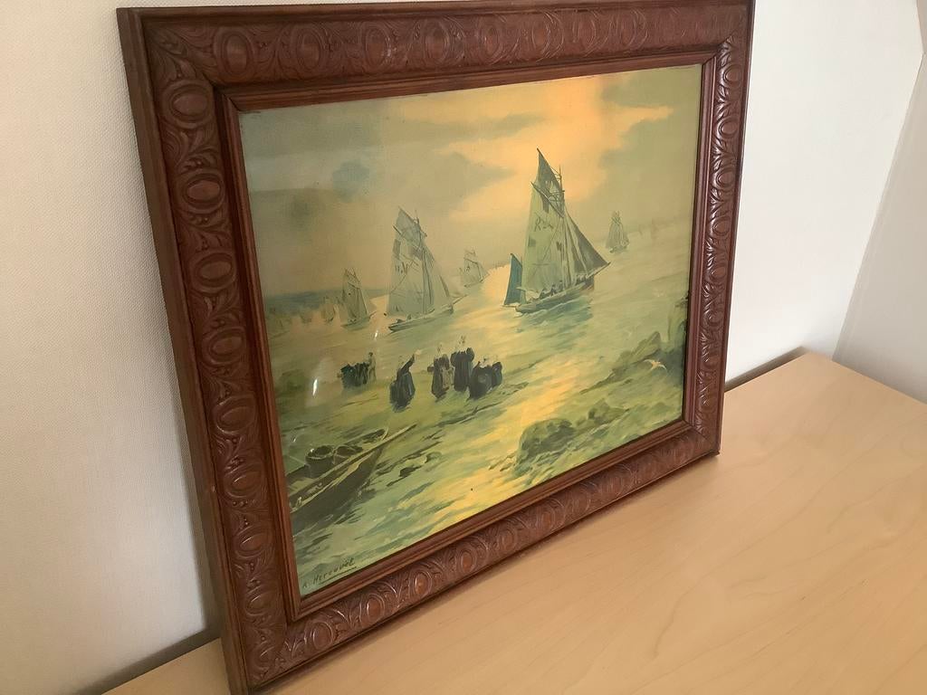 2 X schilderij getekend, Ophalen