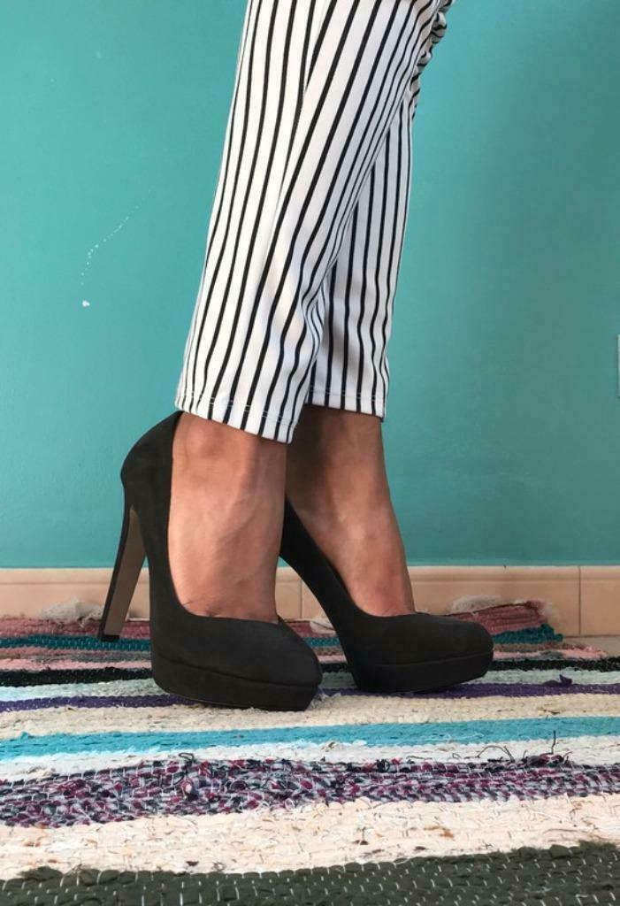 Gratis verzenden luxe zwarte fuif plateau hakken mt 39, Verzenden, Zwart, Zo goed als nieuw, Schoenen met hoge hakken
