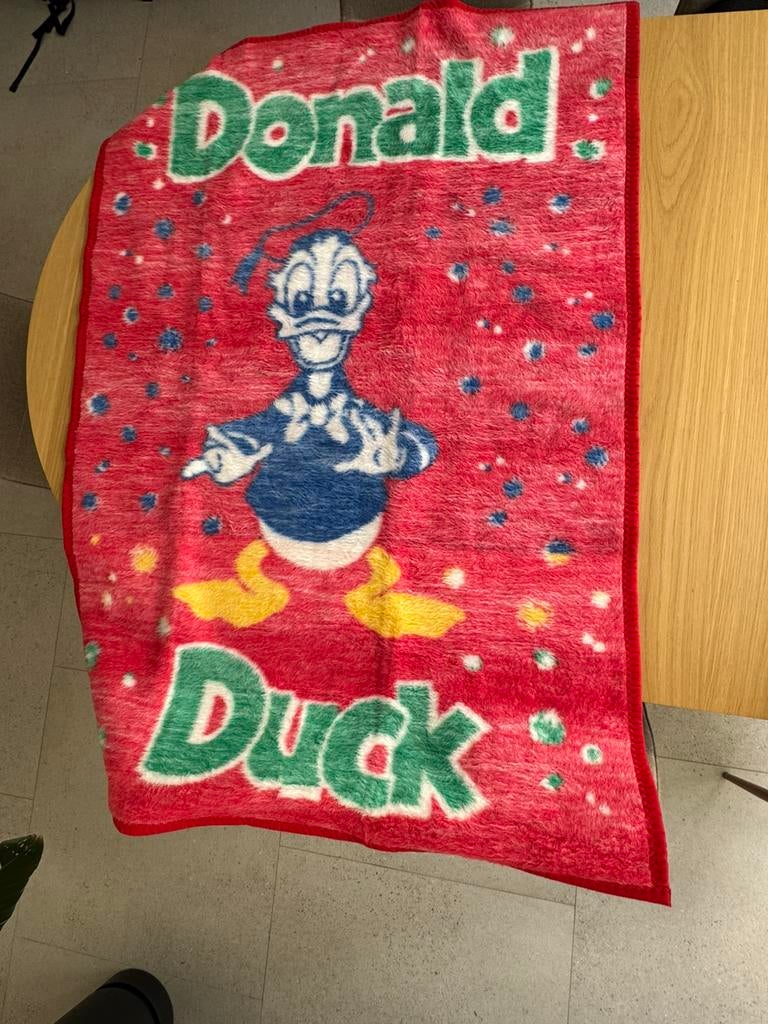Vintage deken Donald Duck, Enlèvement, Neuf, Couverture