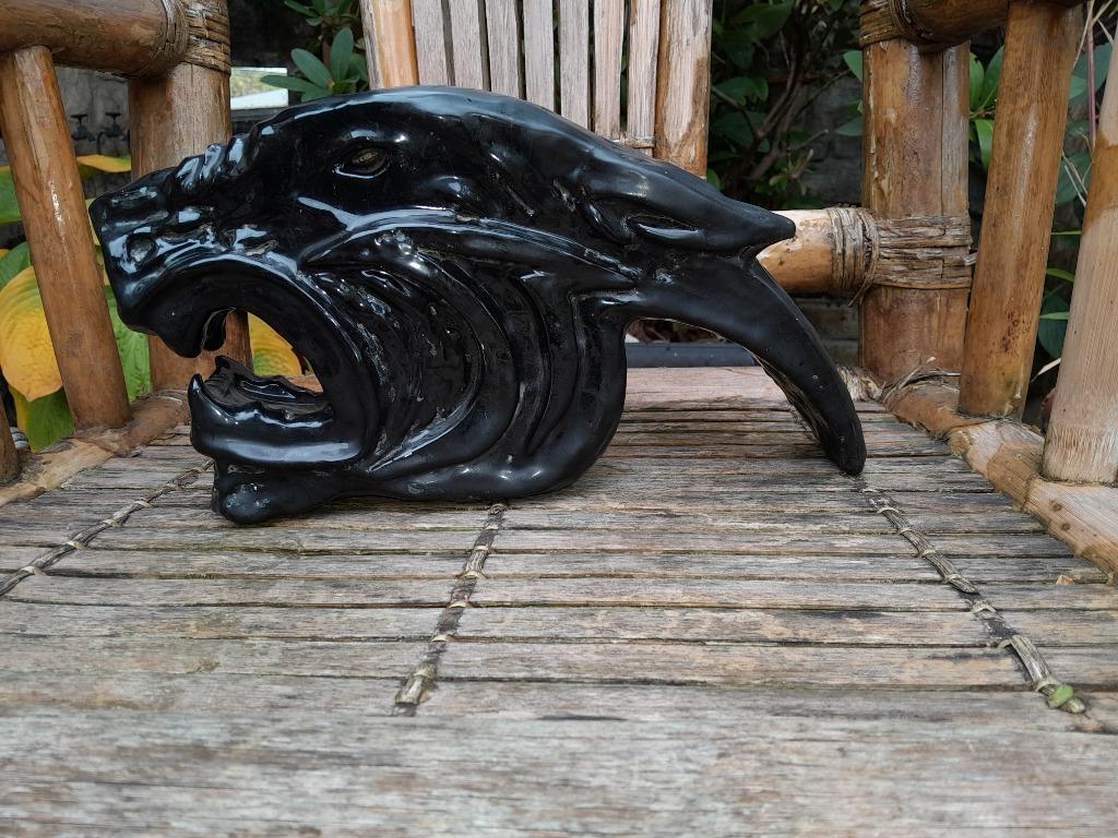 Tête de panthère noir, Antiquités & Art, Enlèvement ou Envoi