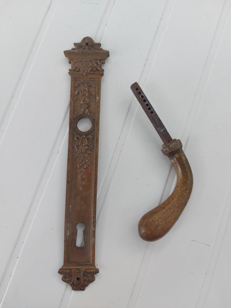 Koperen klink van Galler uit 1908, Antiek en Kunst, Ophalen, Koper